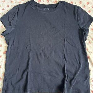 medium talbots navy tee
